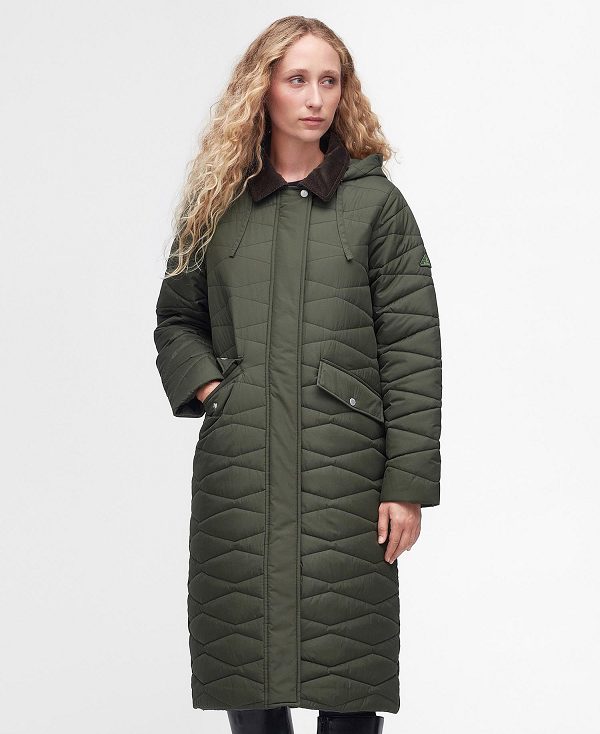 Barbour Oakfield Quilted Jacket Olive | BABO89281