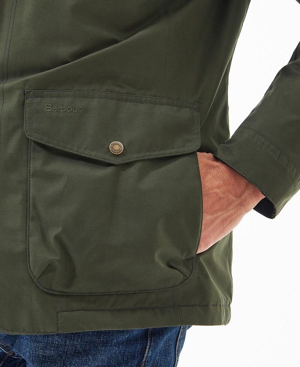 Barbour Ogston Waterproof Jacket Green | BABO87416