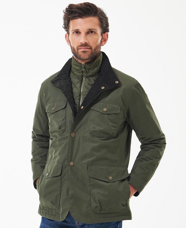 Barbour Ogston Waterproof Jacket Green | BABO87416