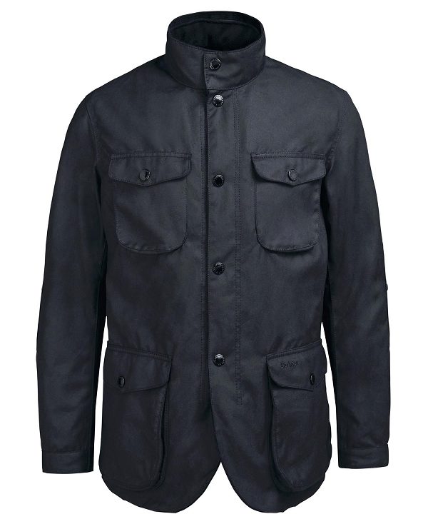 Barbour Ogston Wax Jacket Black | BABO87225