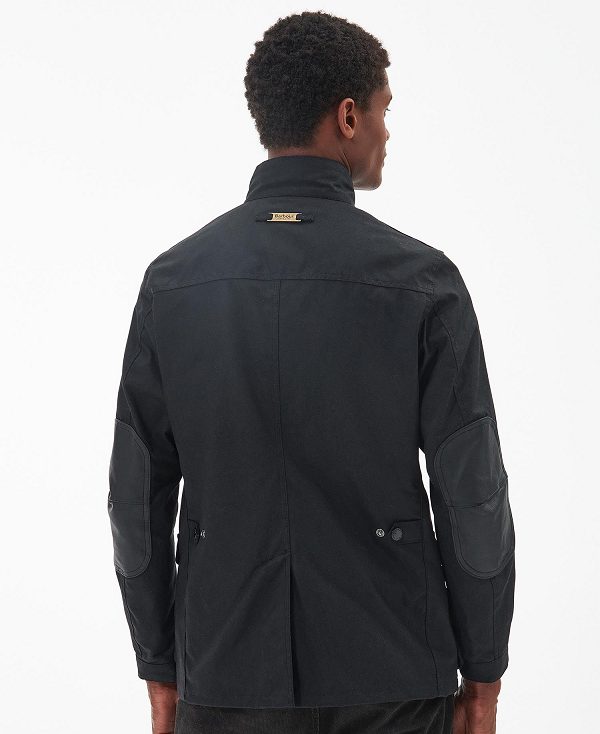 Barbour Ogston Wax Jacket Black | BABO87225