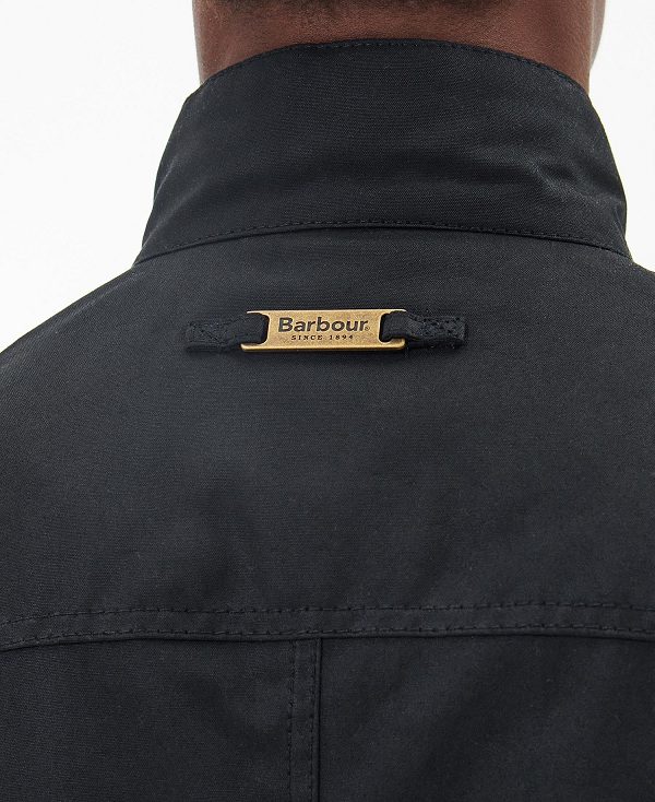 Barbour Ogston Wax Jacket Black | BABO87225