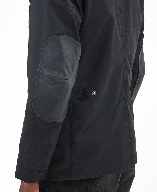 Barbour Ogston Wax Jacket Black | BABO87225