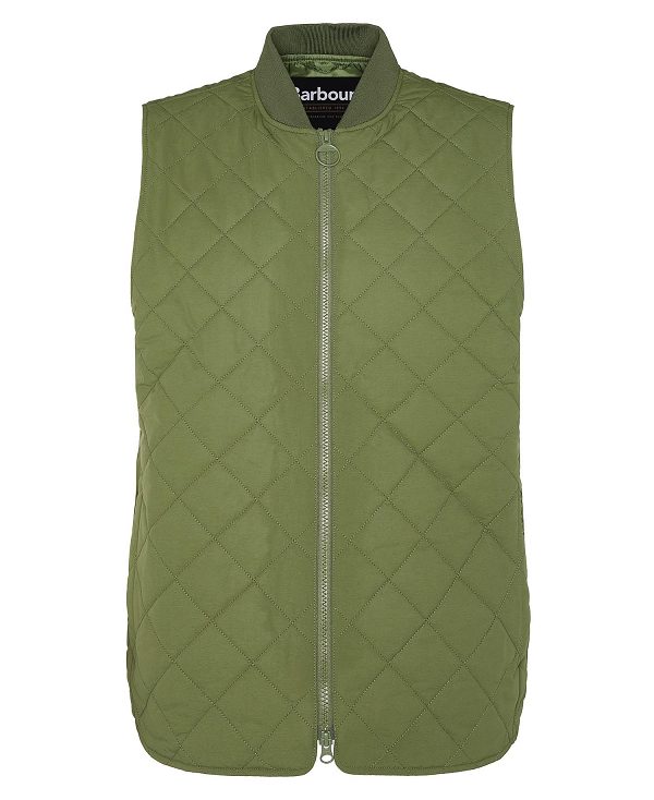 Barbour Orton Quilted Gilet Palm Leaf | BABO87563