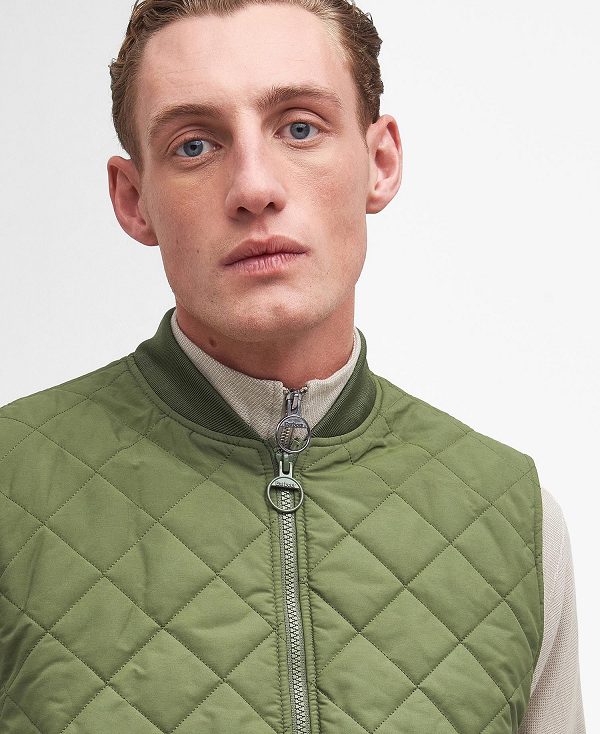 Barbour Orton Quilted Gilet Palm Leaf | BABO87563