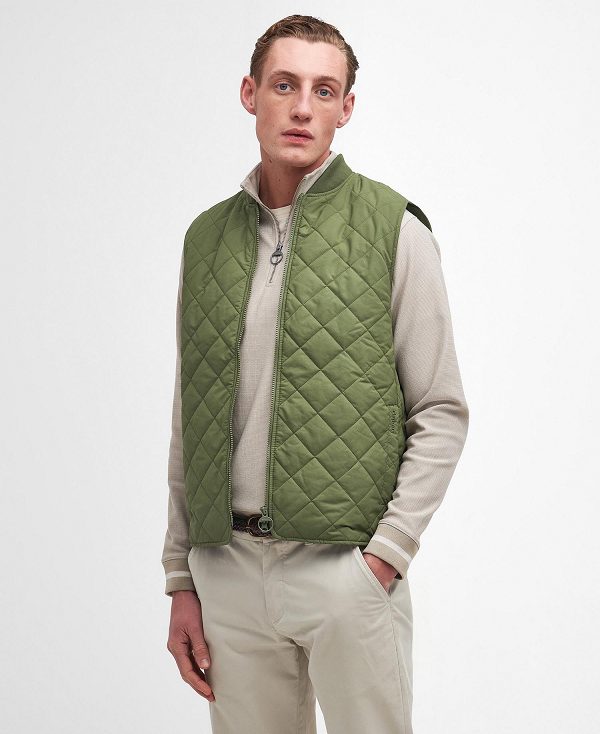 Barbour Orton Quilted Gilet Palm Leaf | BABO87563