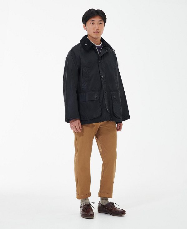 Barbour Os Bedale Wax Jacket Classic Black | BABO87260