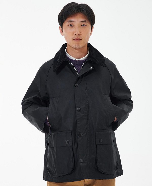 Barbour Os Bedale Wax Jacket Classic Black | BABO87260