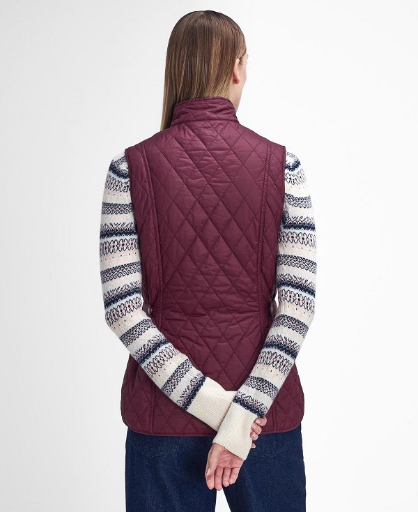 Barbour Otterburn Gilet Cabernet | BABO89457