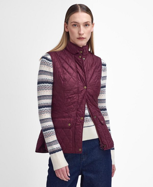 Barbour Otterburn Gilet Cabernet | BABO89457