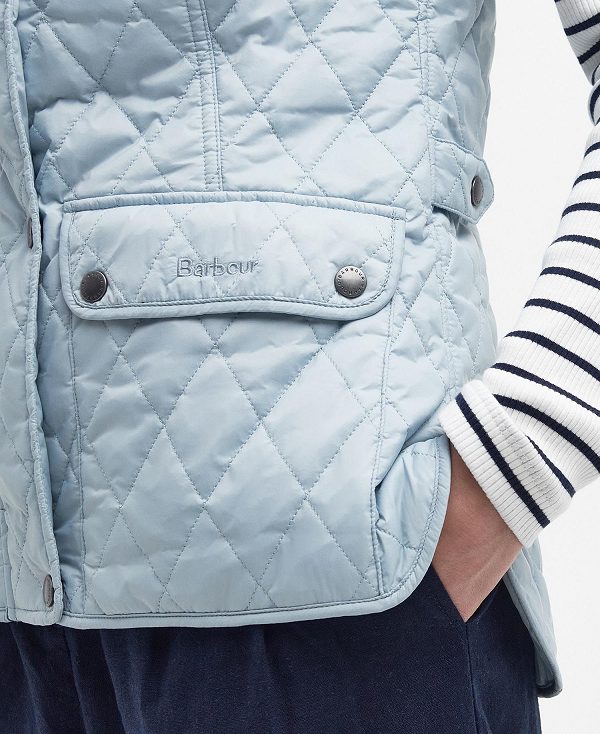 Barbour Otterburn Gilet Stone Blue | BABO89442