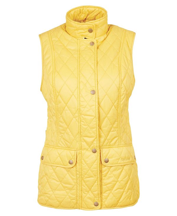 Barbour Otterburn Gilet Yellow | BABO89421