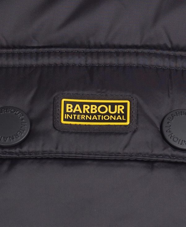 Barbour Ousten Hooded Gilet Black | BABO87524