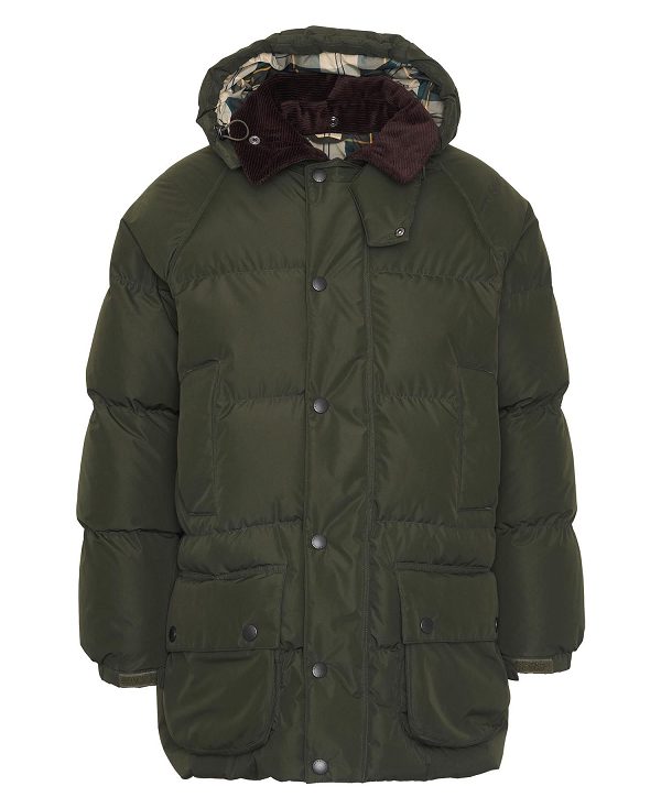 Barbour Oversized Beaufort Puffer Jacket Sage | BABO87388