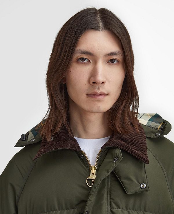 Barbour Oversized Beaufort Puffer Jacket Sage | BABO87388