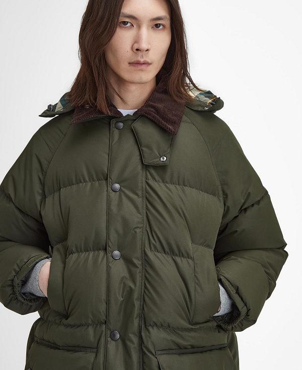 Barbour Oversized Beaufort Puffer Jacket Sage | BABO87388