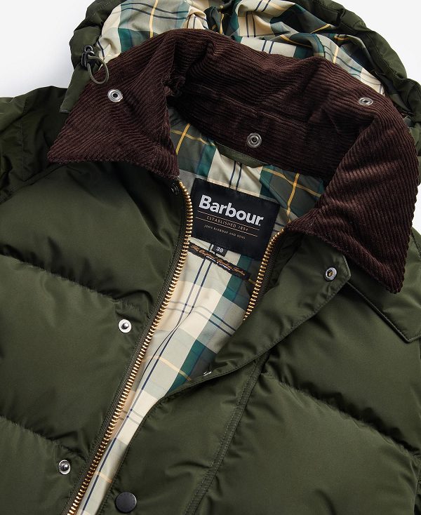 Barbour Oversized Beaufort Puffer Jacket Sage | BABO87388