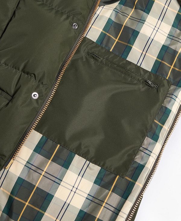 Barbour Oversized Beaufort Puffer Jacket Sage | BABO87388