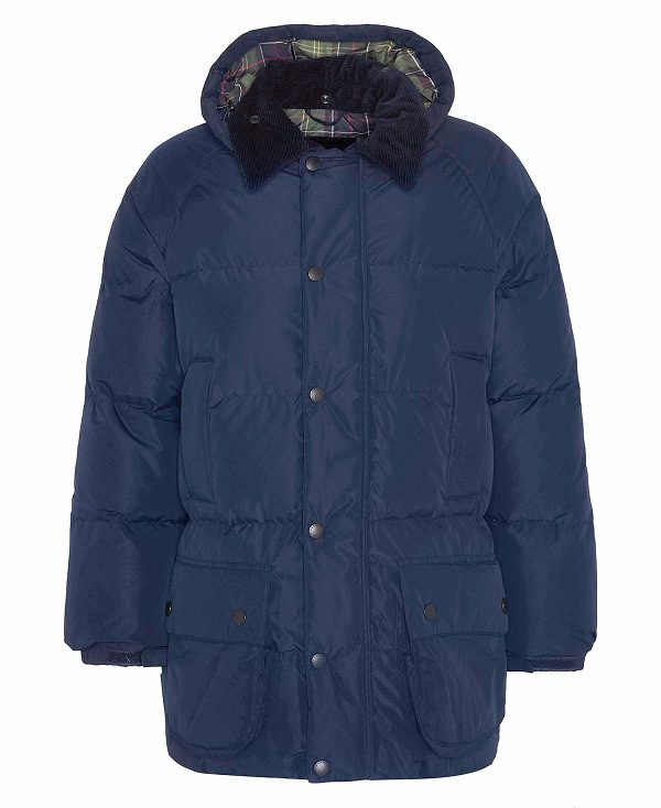 Barbour Oversized Beaufort Puffer Jacket Classic Navy | BABO87389