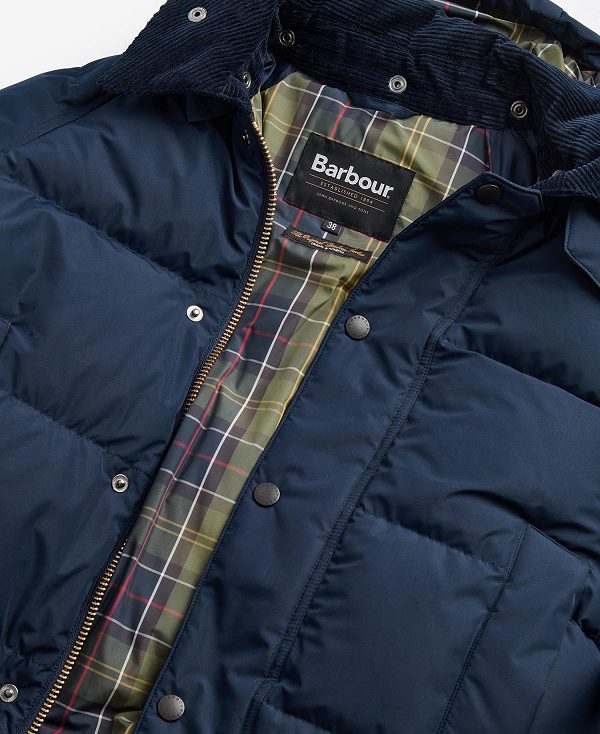 Barbour Oversized Beaufort Puffer Jacket Classic Navy | BABO87389