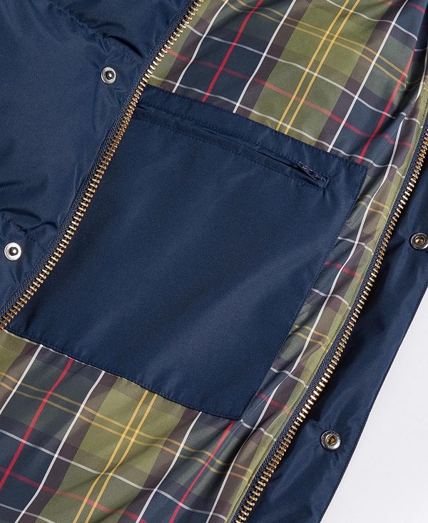 Barbour Oversized Beaufort Puffer Jacket Classic Navy | BABO87389