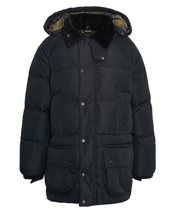 Barbour Oversized Beaufort Puffer Jacket Classic Black | BABO87390