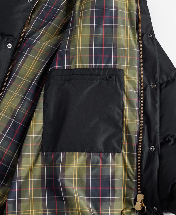 Barbour Oversized Beaufort Puffer Jacket Classic Black | BABO87390