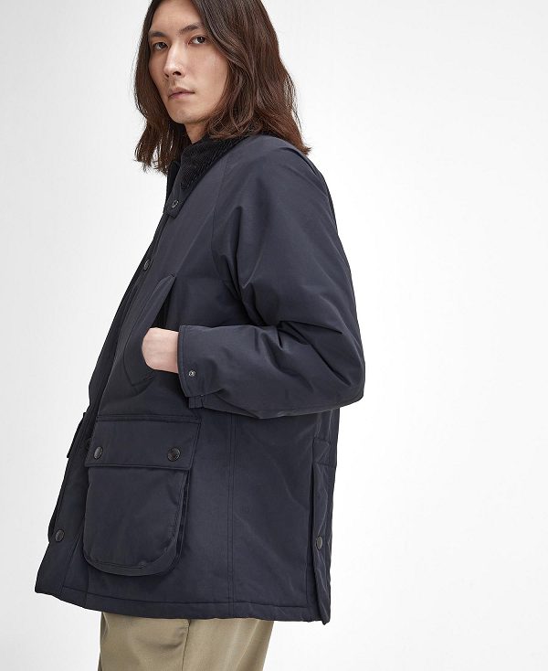 Barbour Oversized Bedale Padded Jacket Black | BABO87500