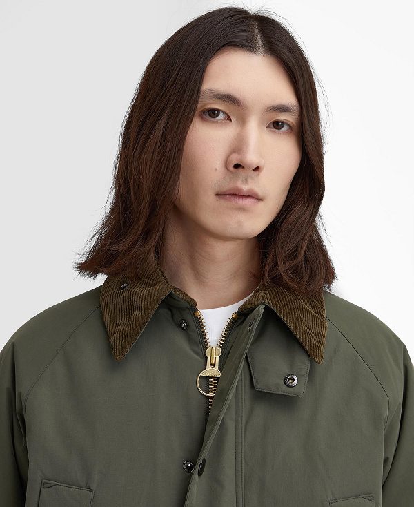 Barbour Oversized Bedale Padded Jacket Green | BABO87498