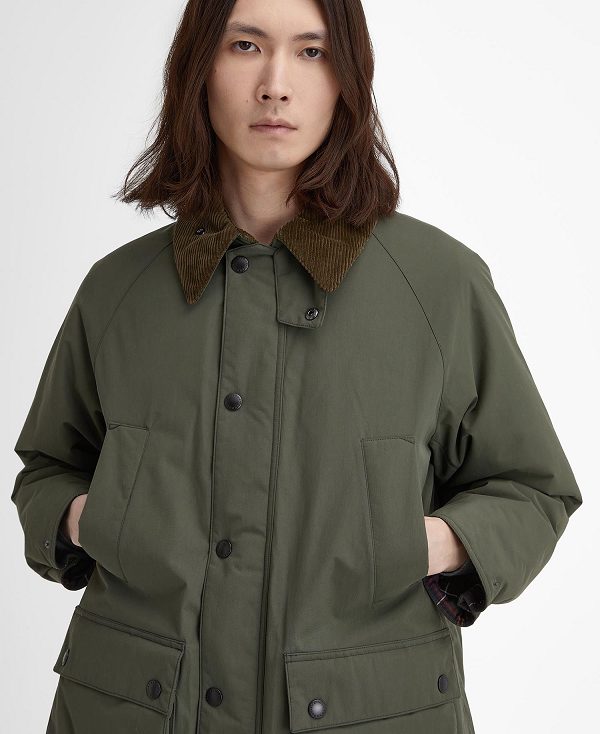 Barbour Oversized Bedale Padded Jacket Green | BABO87498