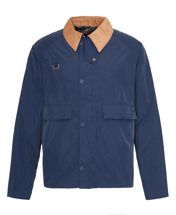 Barbour Oversized Spey Showerproof Jacket Classic Navy | BABO87436