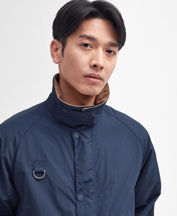 Barbour Oversized Spey Showerproof Jacket Classic Navy | BABO87436