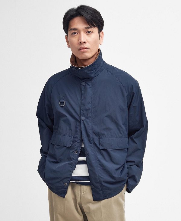 Barbour Oversized Spey Showerproof Jacket Classic Navy | BABO87436