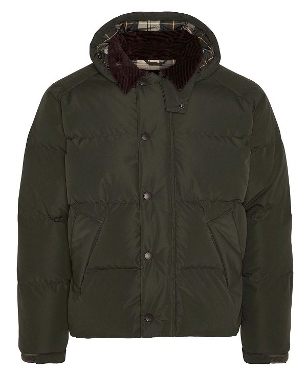 Barbour Oversized Transport Puffer Jacket Sage | BABO87380