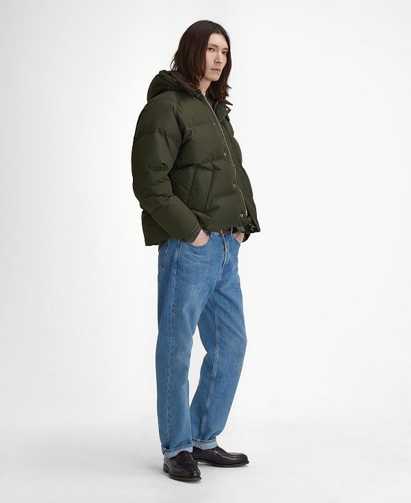 Barbour Oversized Transport Puffer Jacket Sage | BABO87380