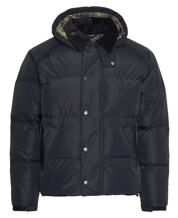 Barbour Oversized Transport Puffer Jacket Classic Black | BABO87382