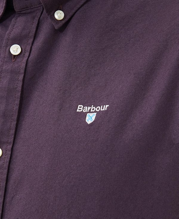 Barbour Oxford Tailored Shirt Purple | BABO87884