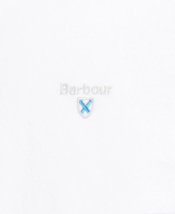 Barbour Oxford Tailored Short-sleeved Shirt White | BABO87650