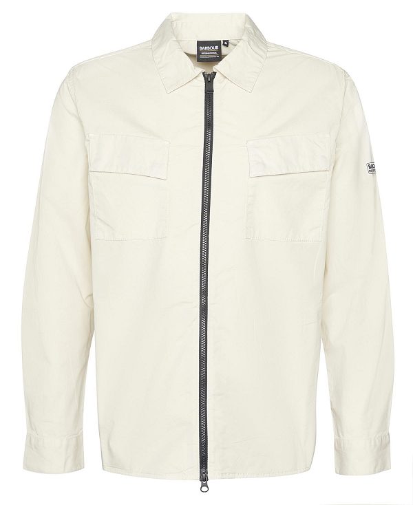 Barbour Parson Overshirt Beige | BABO87970