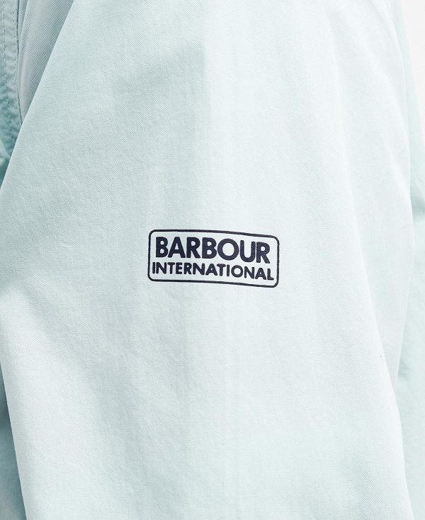 Barbour Parson Overshirt Green Fig | BABO87975