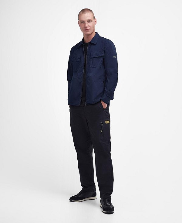 Barbour Parson Overshirt Navy | BABO87974