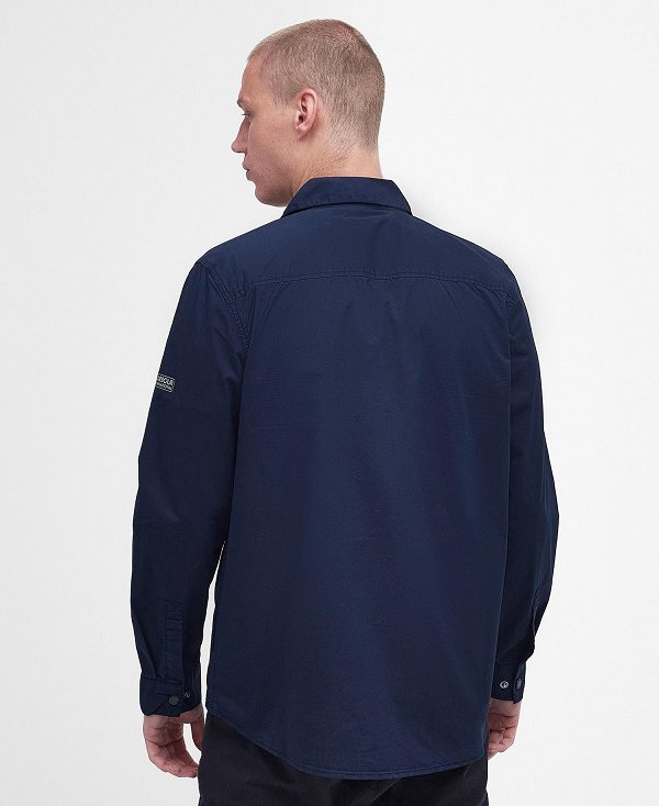 Barbour Parson Overshirt Navy | BABO87974