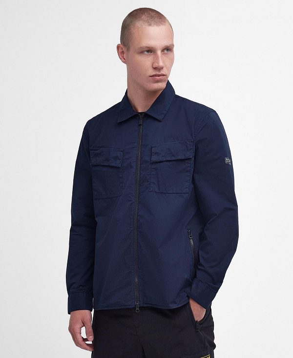 Barbour Parson Overshirt Navy | BABO87974