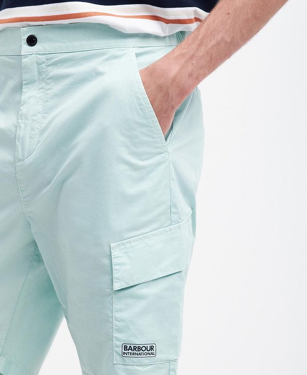 Barbour Parson Shorts Green Fig | BABO88787