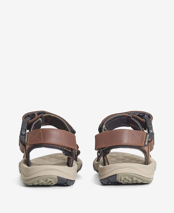 Barbour Pawston Sandals Classic Brown | BABO88885