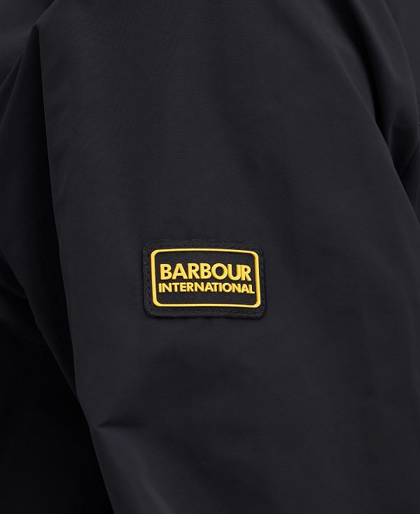 Barbour Pedal Oversized Waterproof Jacket Classic Black | BABO89387