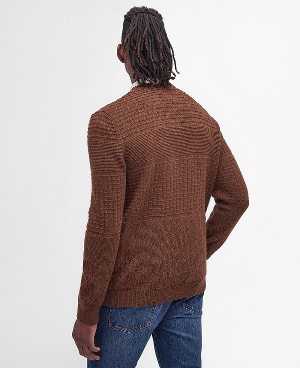 Barbour Pegswood Knitted Jumper Orange | BABO88600