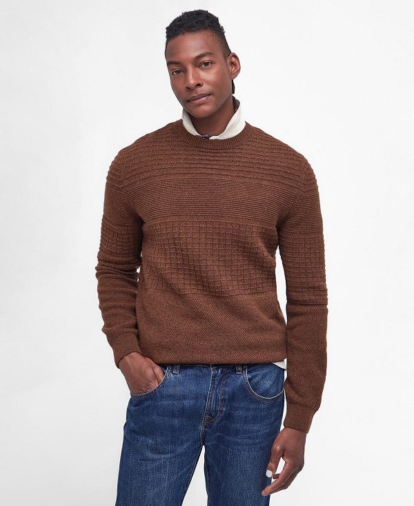 Barbour Pegswood Knitted Jumper Orange | BABO88600