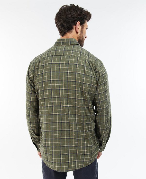 Barbour Pelton Shirt Olive | BABO87930