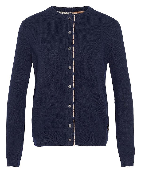 Barbour Pendle Cardigan Navy | BABO89748